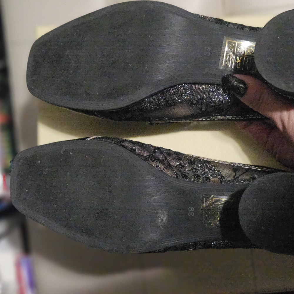 L'Artiste Leather Spring Step Women's Floral Black Mules - Picture 6 of 9